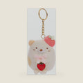 SUMIKKOGURASHI Neko San-X Original Strawberry Series Keychain