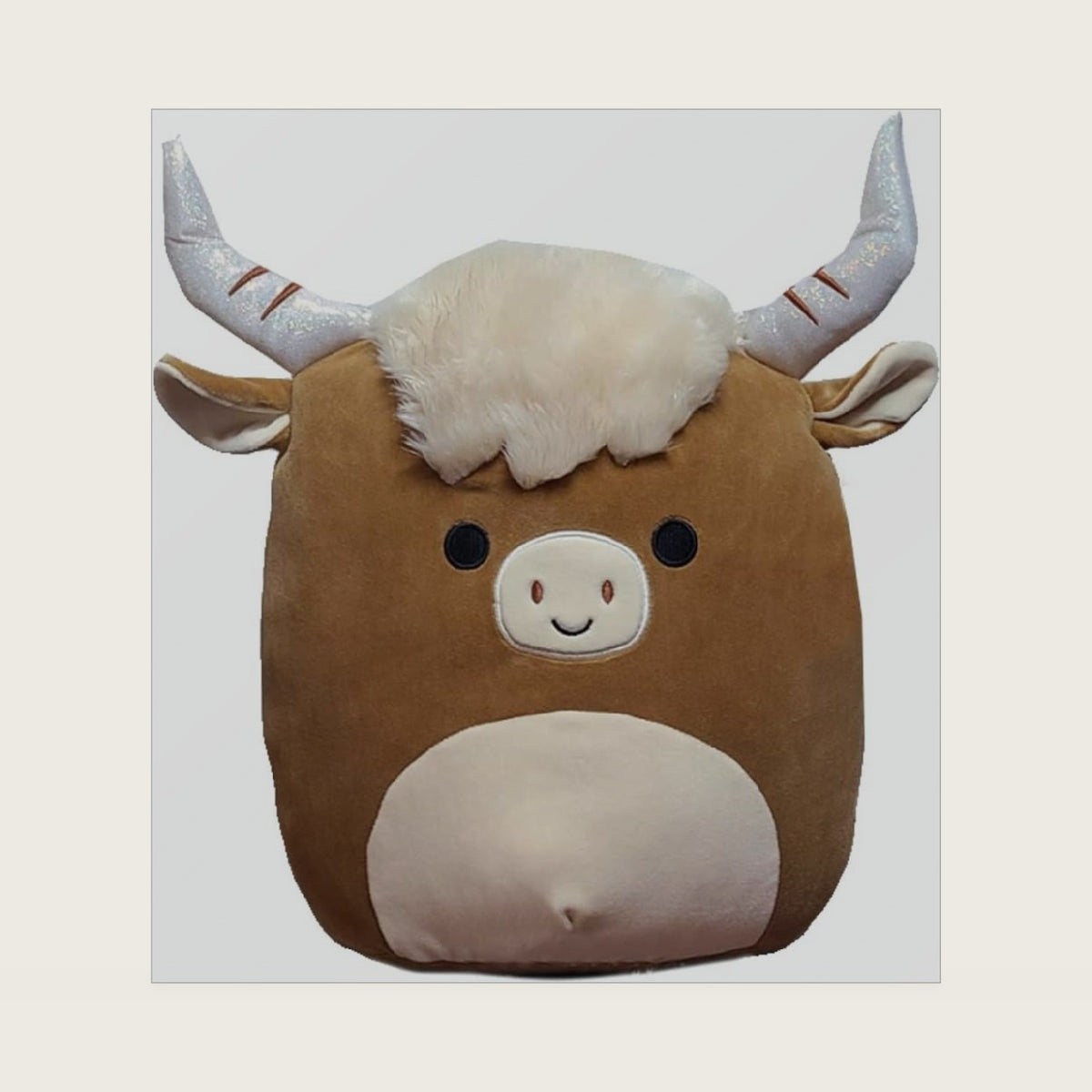 Squishmallow Official Kellytoy Collectible Plush Farm Squad Squishy Soft Animals (Calton Highland Cow, 12 Inch)