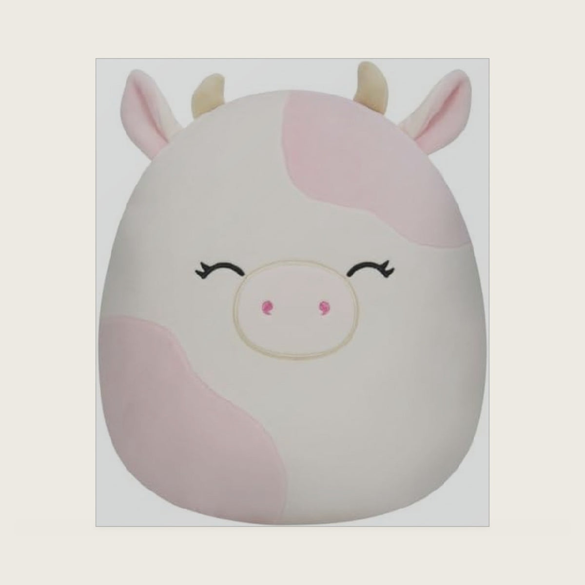 Squishmallow Official Kellytoy Plush Collectible Farm Squad Squishy Soft Animals (Caedyn Cow (Sleepy), 10 Inch)