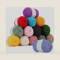 Coopay 14 Colors AcrylicYarn Set for Crochet & Knitting, Mini Yarn Skeins