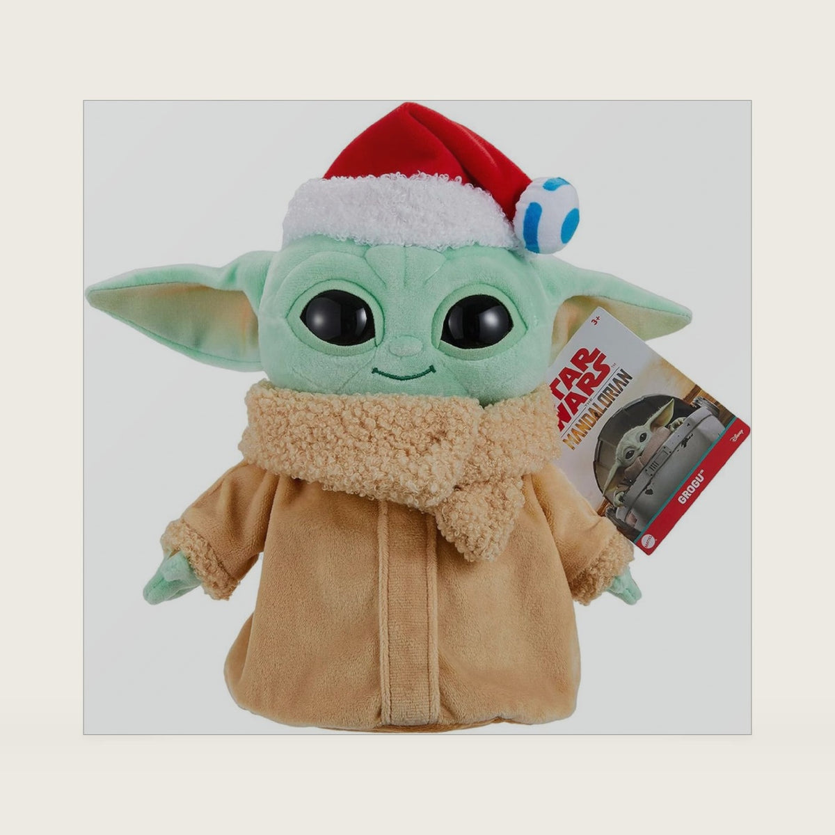 STAR WARS Grogu Basic 8-Inch Holiday Plush Standard