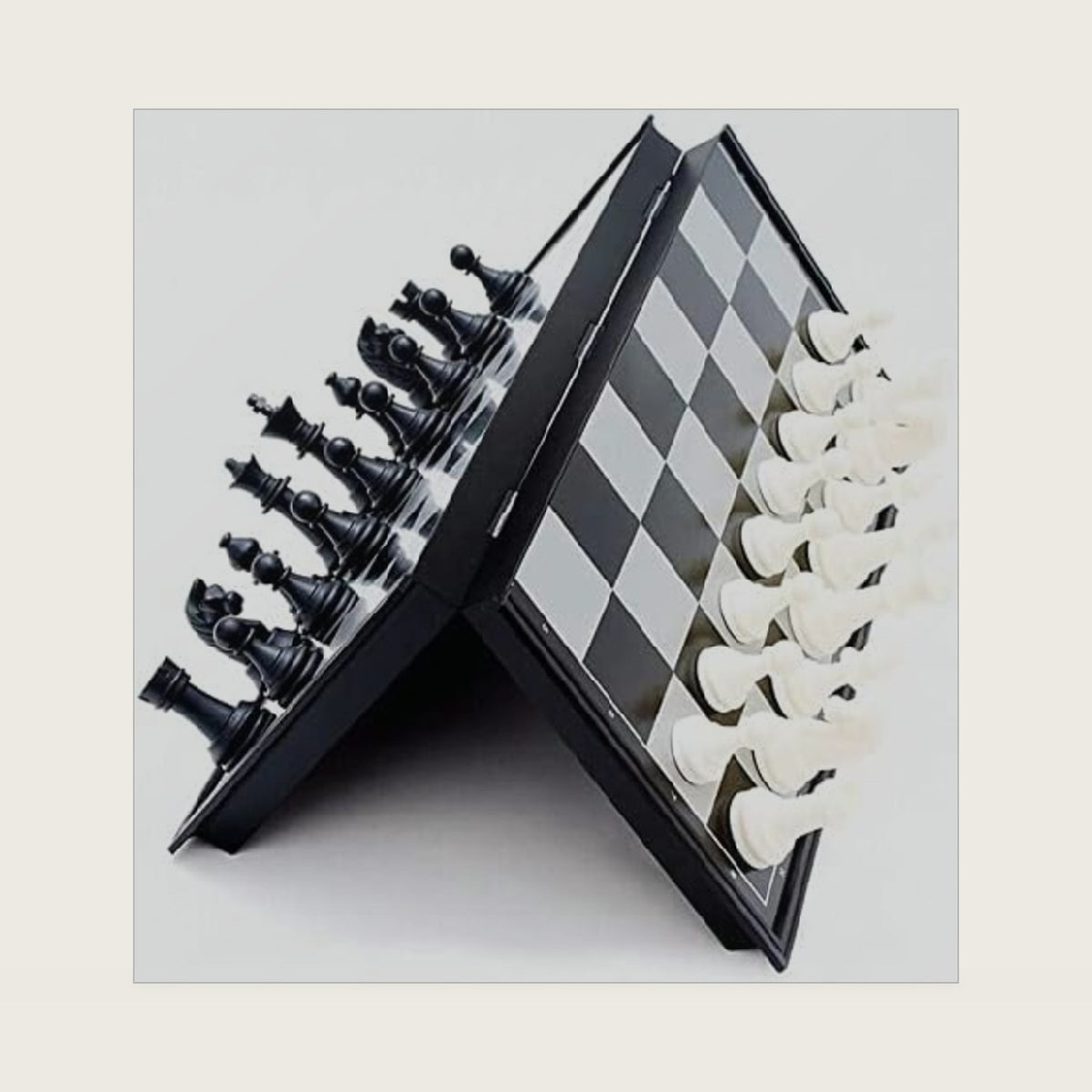 Magnetic Travel Chess Set 10 Inches with Folding Chess Board Educational Toys for Kids and Adults