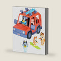 Bluey Heeler 4WD Family Toddler Toy Car, Pretend Play Toys, 4 Figures