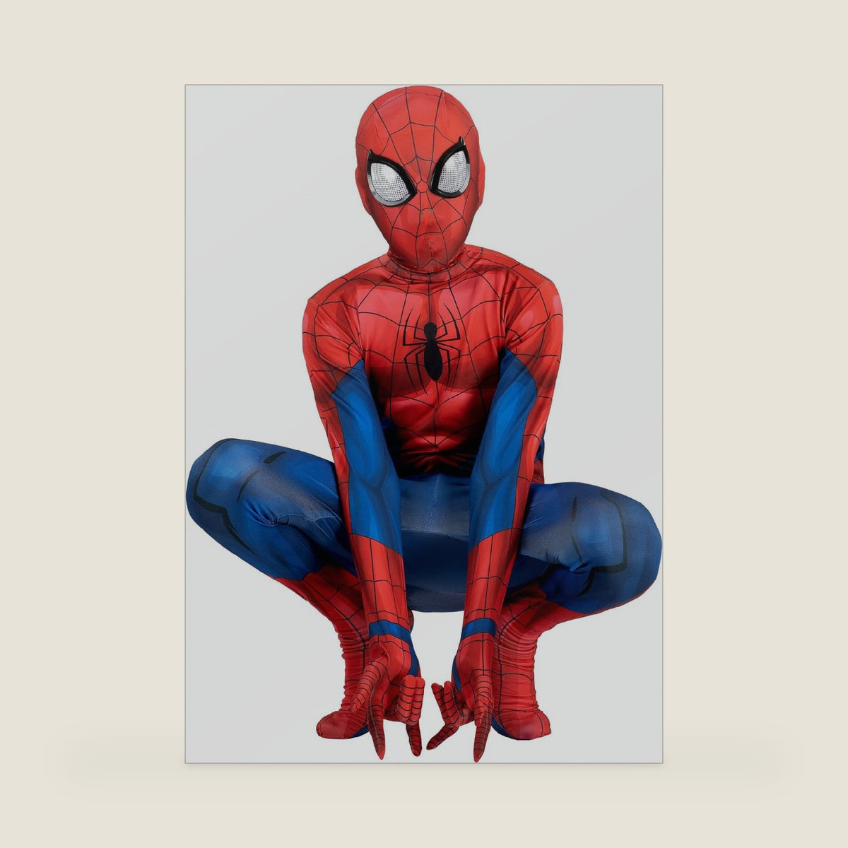 Marvel Spider-Man Official Youth Deluxe Zentai Costume - Deluxe Two-Way Stretch Spandex with Invisible Zippers and Wrist Openings for Added Convenience (XS)
