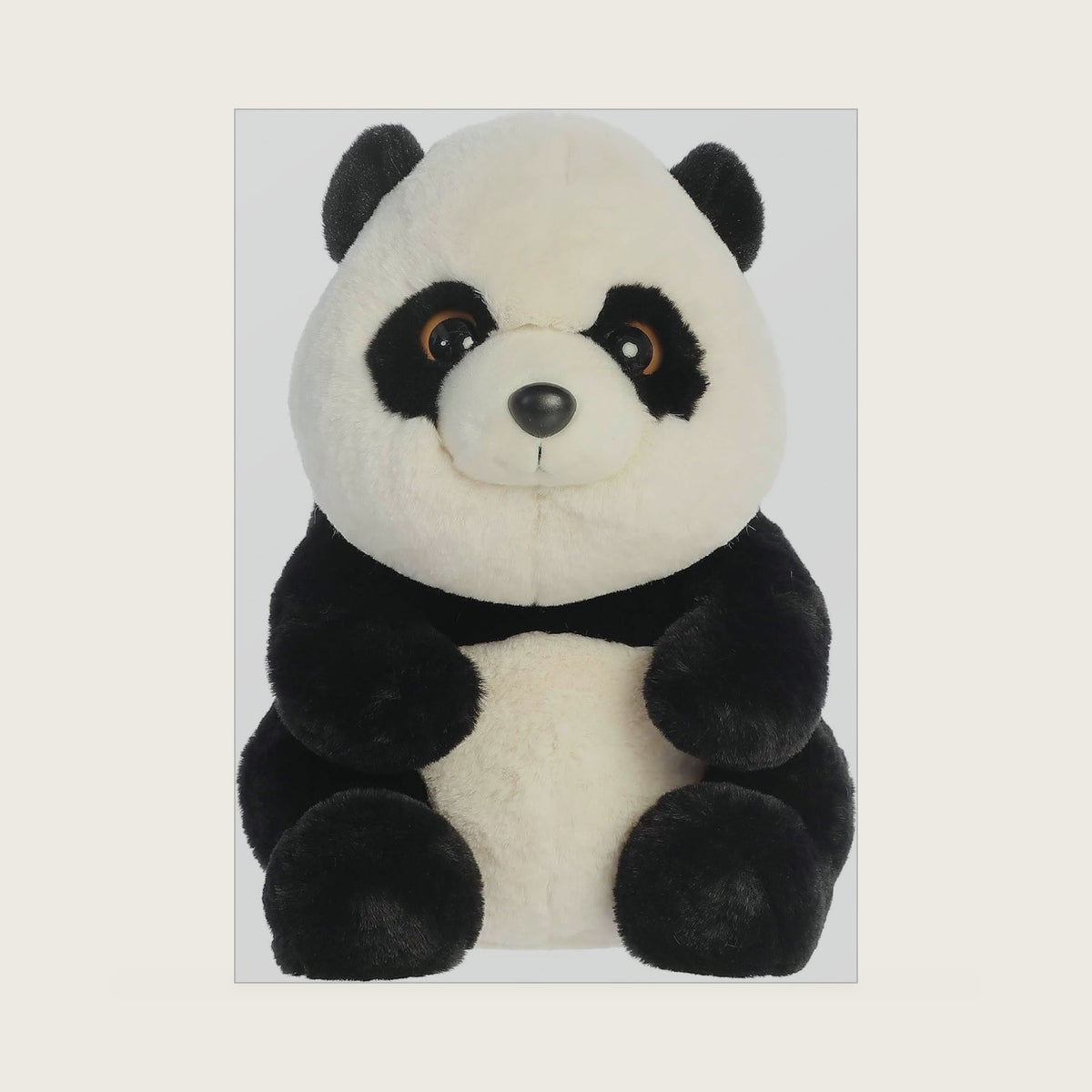® Adorable Lin Lin™ Panda Stuffed Animal - Irresistible Charm - Endless Snuggles - Black 14 Inches