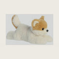 ® Adorable Flopsie™ Peanut Pom Pup™ Stuffed Animal - Playful Ease - Timeless Companions - White 12 Inches