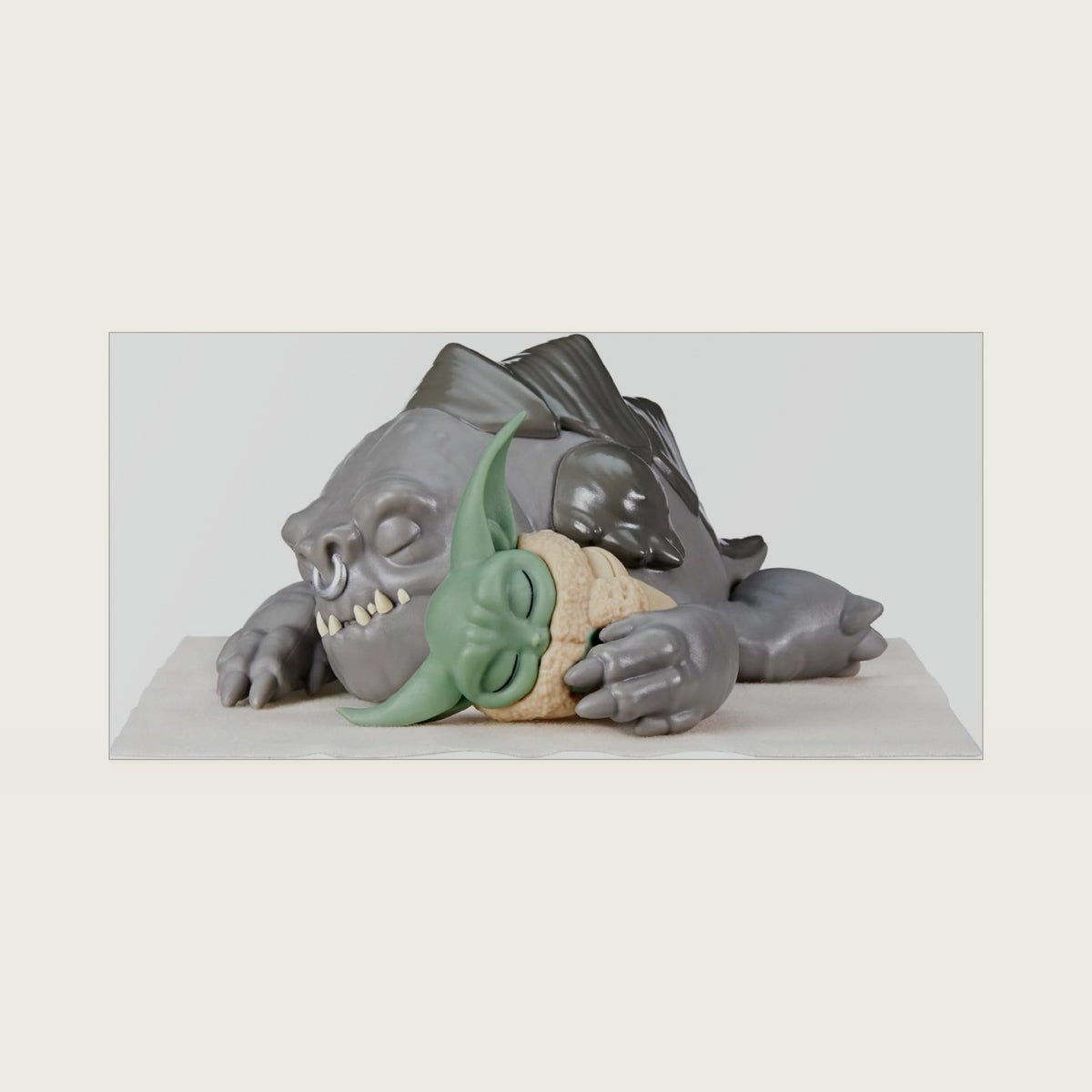 STAR WARS The Bounty Collection Taming The Beast Pack, Rancor & Grogu Mini Action Figures, 2.25-Inch Scale Toys for 4 Year Old Boys & Girls
