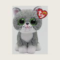 Beanie Boos Fergus the Cat with Big Green Eyes and Glitter - The Plush with Big Sparkly Eyes 15 cm T36581