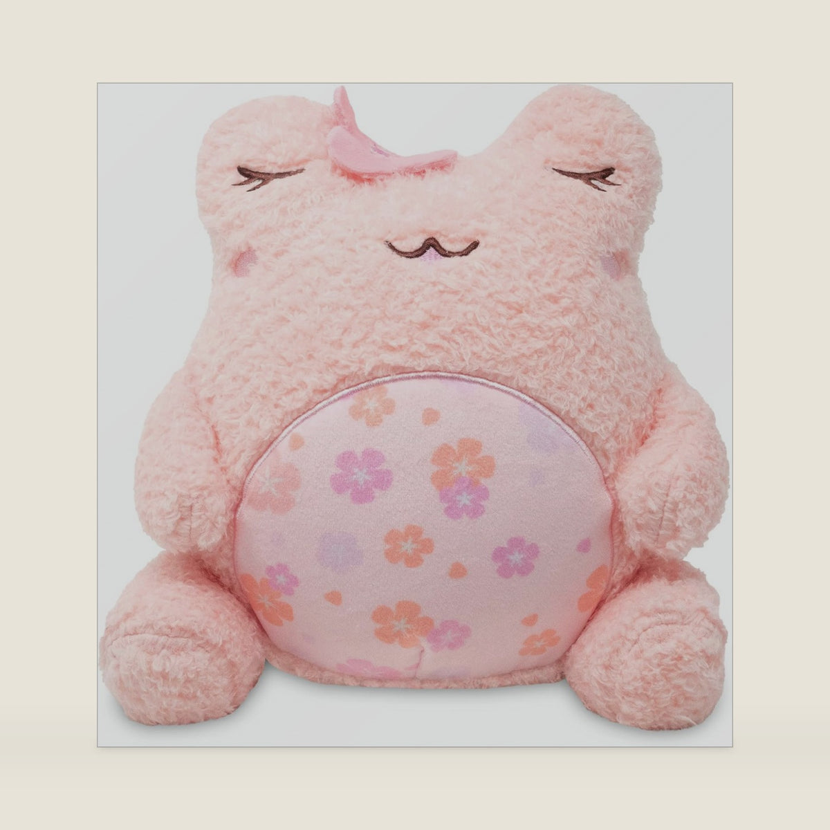 Cuddle Barn PlushGoals Sakura Wawa - Frog Plush with Cherry Blossoms, 9"