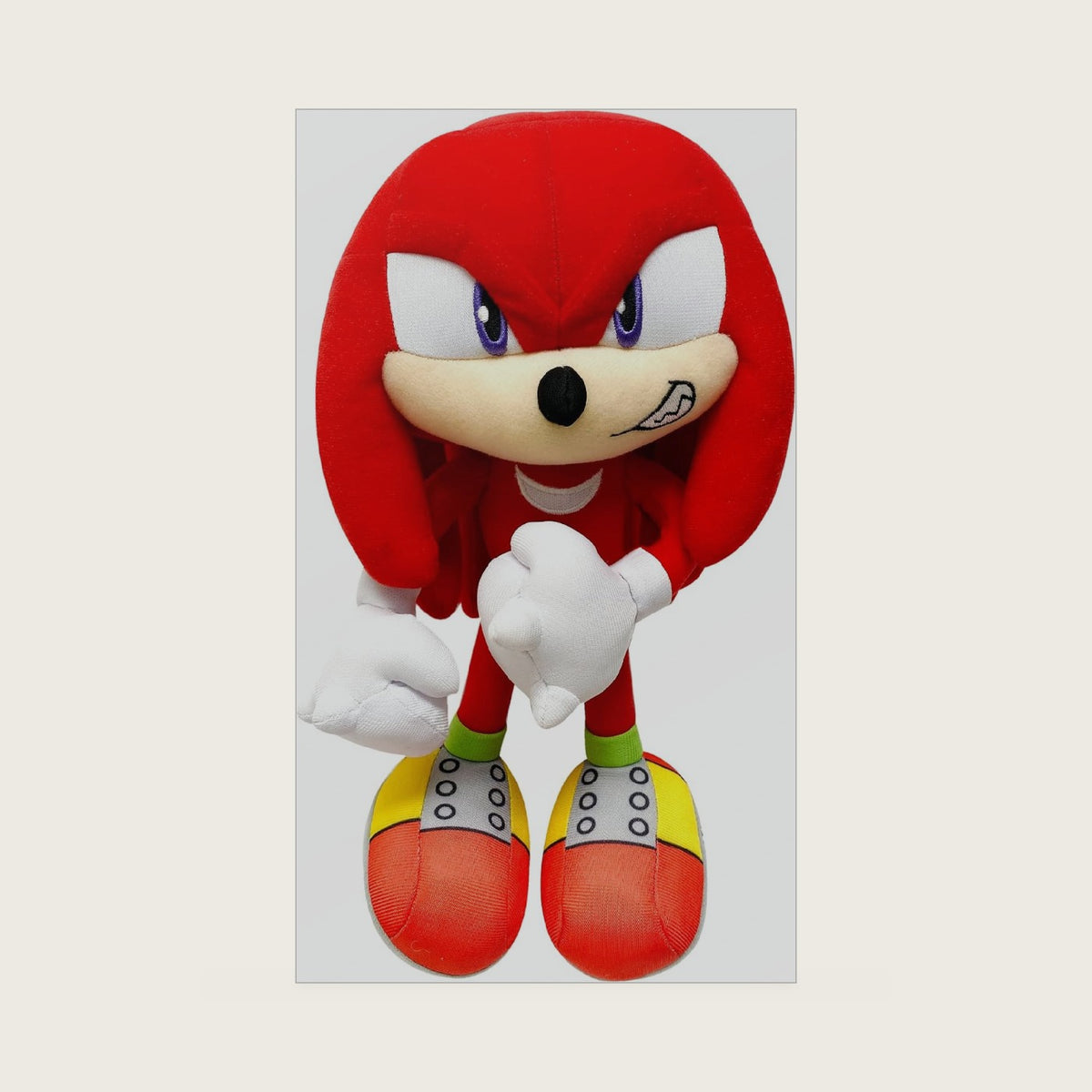 Sonic The Hedgehog - Knuckles Grin Plush 10" H