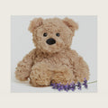 warmies Junior Curly Bear Teddy Bear Stuffed Animal, Weighted, Microwavable
