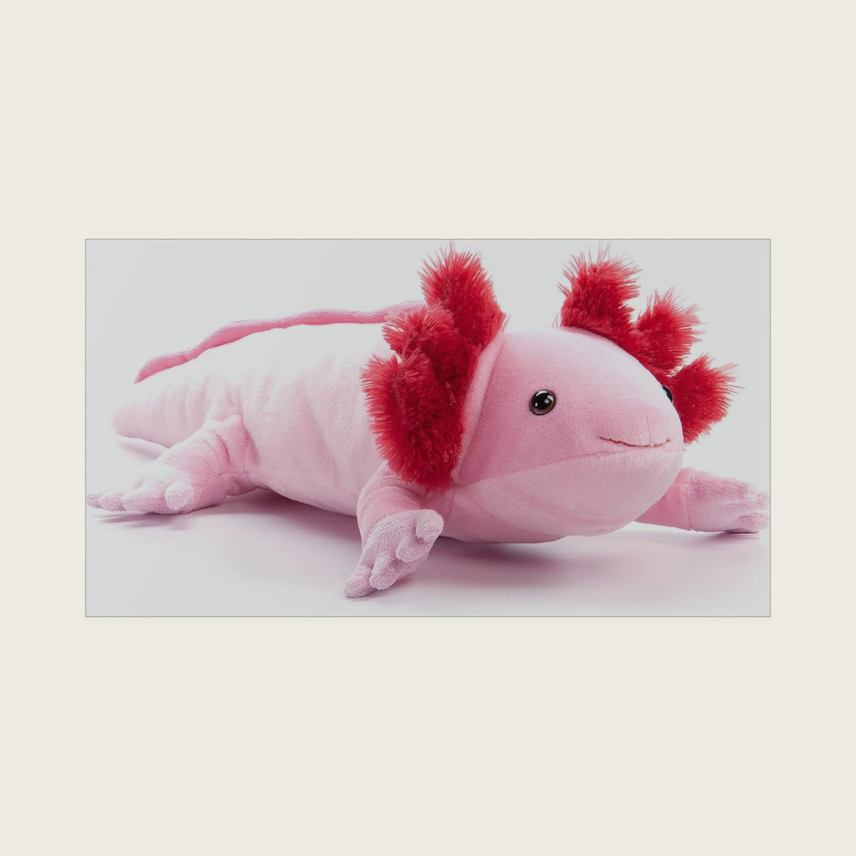 The Petting Zoo Axolotl Stuffed Animal Plush, Wild Onez, Kids Gifts, 14 in