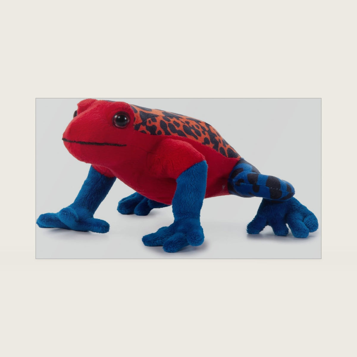 The Petting Zoo Red Dart Frog Stuffed Animal, Wild Onez, Kids Gifts, 9 in