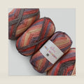 Wool Wonders #4 Worsted Weight Wool Yarn, 4-Pack (640Yds/400G) Purple Peach