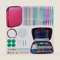 Weabetfu 60pcs Interchangeable Circular Knitting Needles Set,2.75mm-10mm