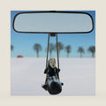 Anime Car Accessories of No Face Man Car Pendant Hanging Swing, for Car Rear View Mirror Accessories, Home Gardening Hanging Micro Landscape Office Decor Romantic