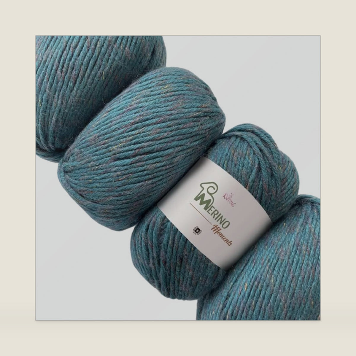 Merino Moments Bulky Merino Wool Yarn, 4-Pack (456Yds/400G), Sapphire Blue