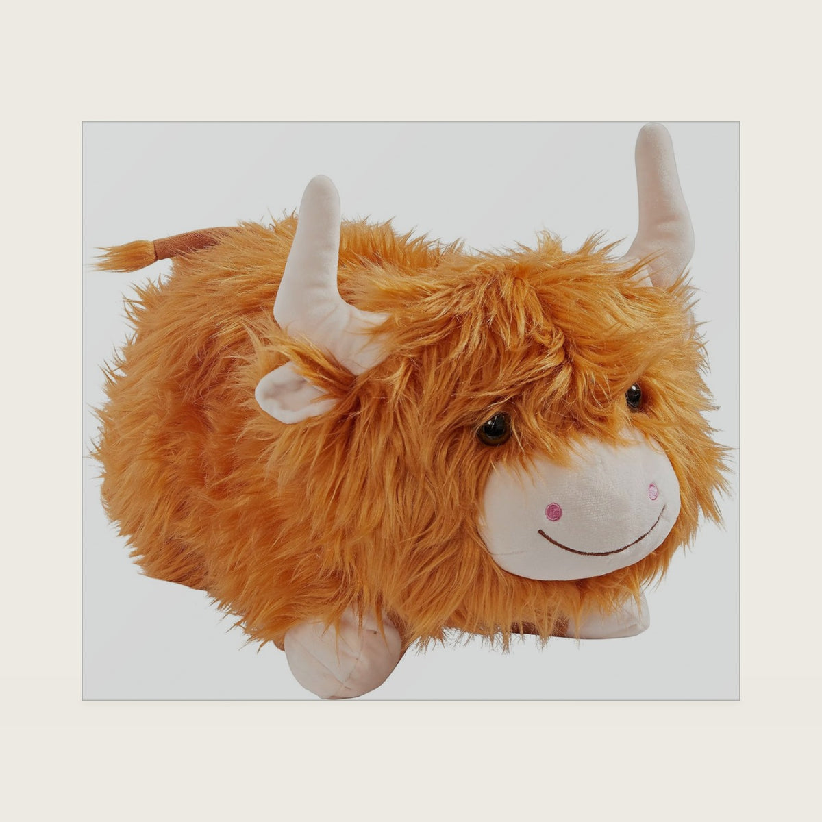 Pillow Pets Highland Cow, 18" Stuffed Animal Plush Toy