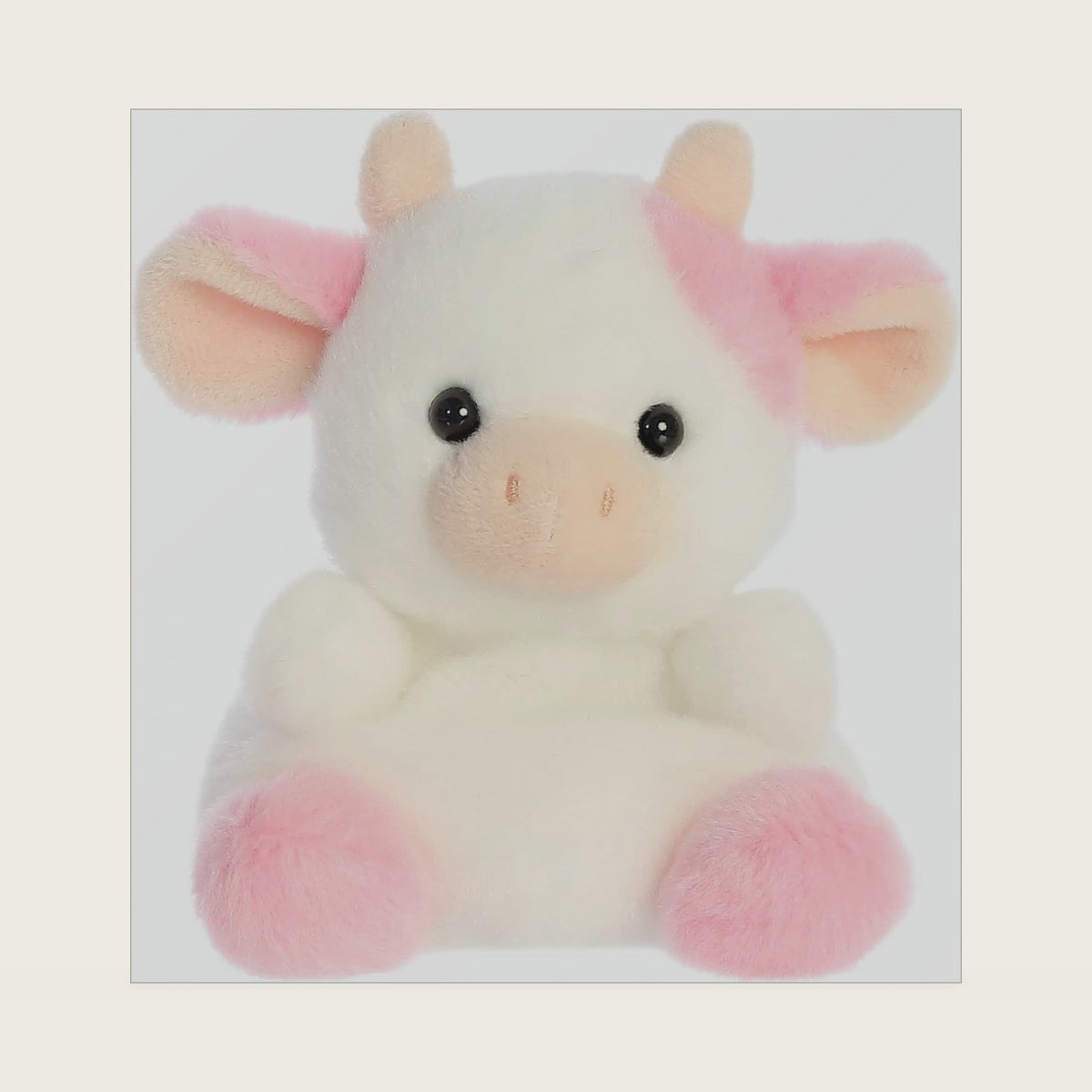 Palm Pals 6" Belle Strawberry Cow Adorable Plush