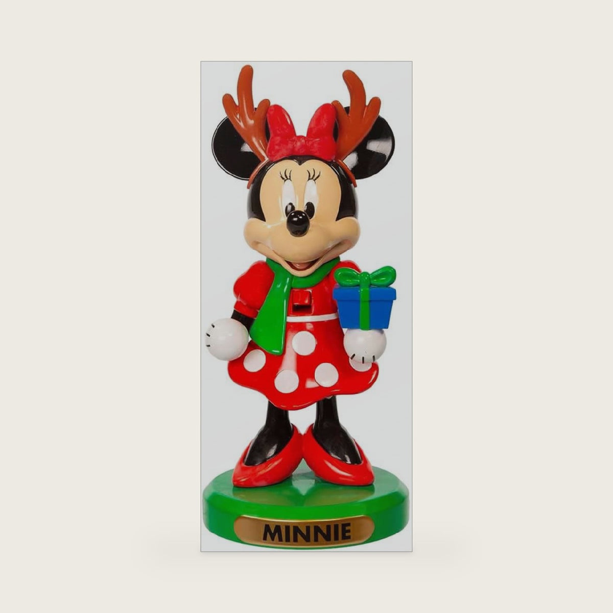 Kurt Adler 6-Inch Disney© Minnie Mouse with Tree Nutcracker