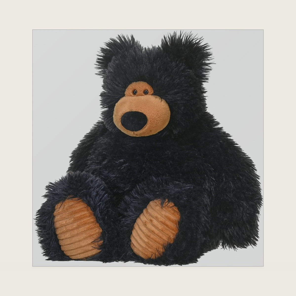Wild Republic Snuggleluvs Black Bear Stuffed Animal - 15"
