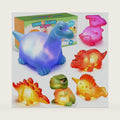 Baby Bath Toys for Toddlers 1-5, 6 Packs Light Up Floating Dinosaur Toys for Kids 1-5 Year Olds Boys Girls Halloween Xmas Birthday for Babies Age 1-5 Sensory Toys Preschool Bathtub Pool Shower Games
