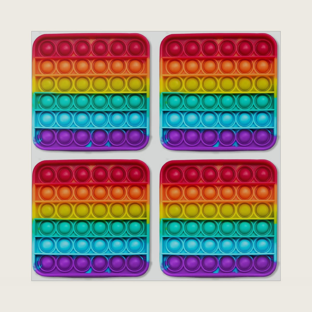 The Fidget Game Popping Mats (4 Pack) Sensory Toys for Kids