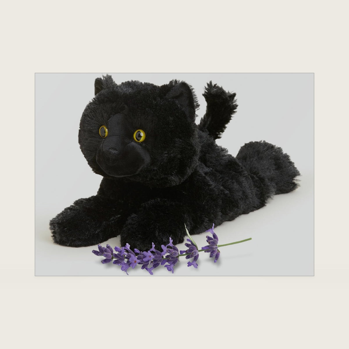 warmies Microwavable & Weighted Stuffed Animal Plush, Black Cat Plushie