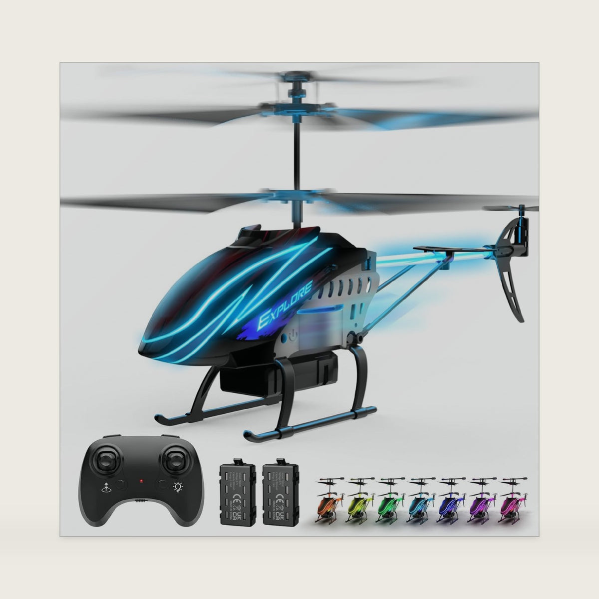 BUSSGO RC Helicopter, Remote Control Helicopter for Kids