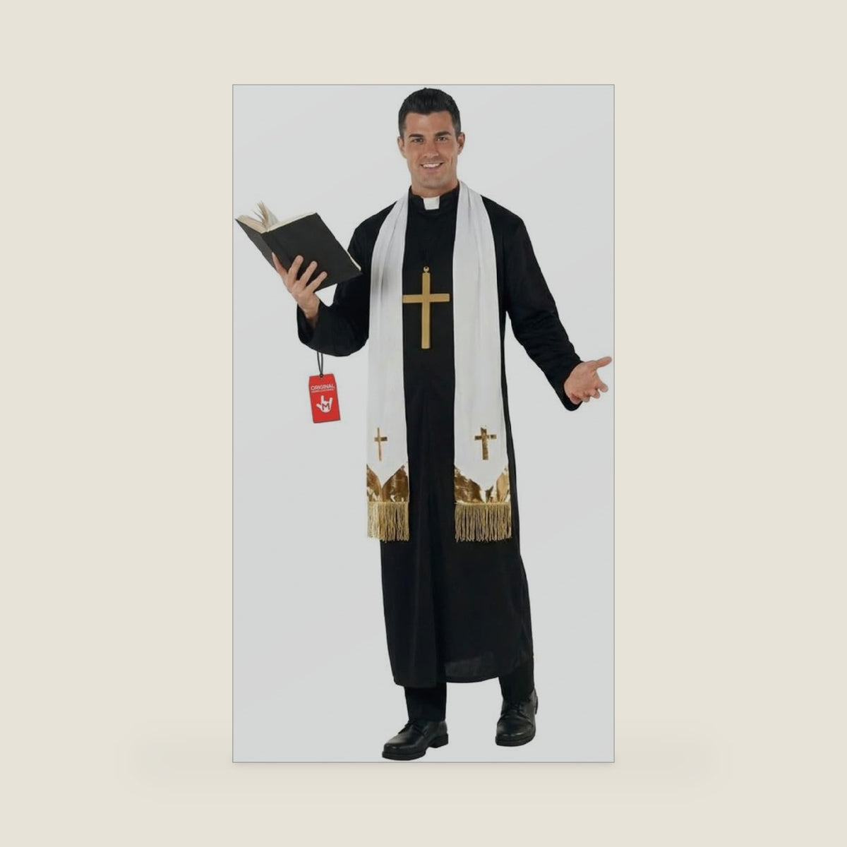 Morph, Priest Costume Men, Priest Outfit, Halloween Costumes for Men