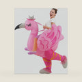 KOOY Flamingo Costume,Inflatable Flamingo Costume Adult,Blow Up Costumes for Adults,Funny Halloween Costumes Flamingo Suit