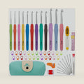 MECHEER Crochet Hooks 12 Sizes Set, 51 Pack Yarn Crochet Kit for Beginners