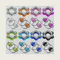 CHENGU 16 Pcs Fidget Toys Adults, Bike Chain Fidget,Cute