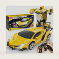 Transform Remote Control Car Toys for Boys 4-6, Drift RC Car Yellow