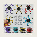16Pack Transformable Fidget Spinner Toys Set, Sensory Toy for Party Favor