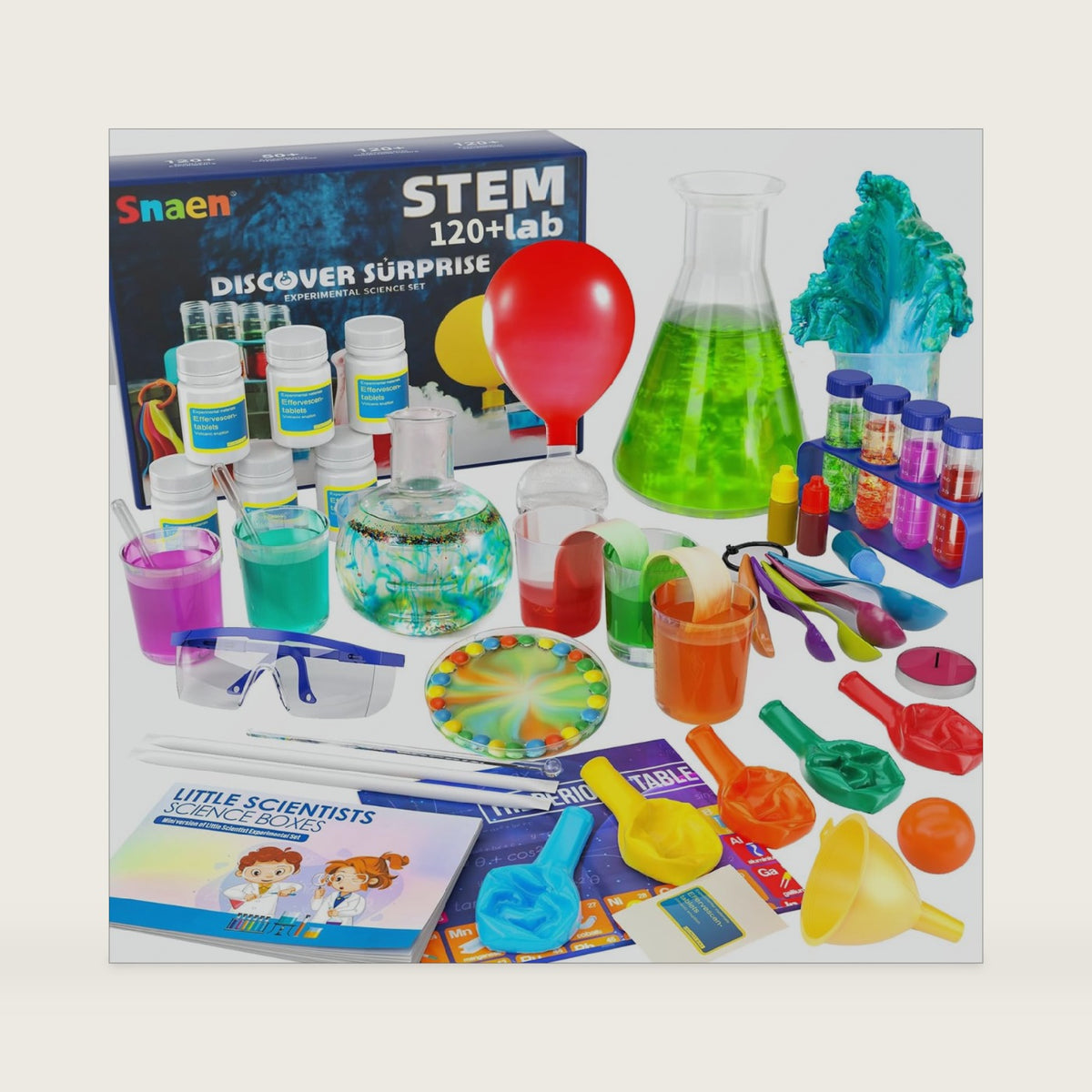 SNAEN 220+ Lab Experiments Science Kits for Kids, STEM Educational Learning Scientific Tools,Birthday Gifts and Toys for 6 7 8 9 10 11 12 Years Old Boys Girls Kids