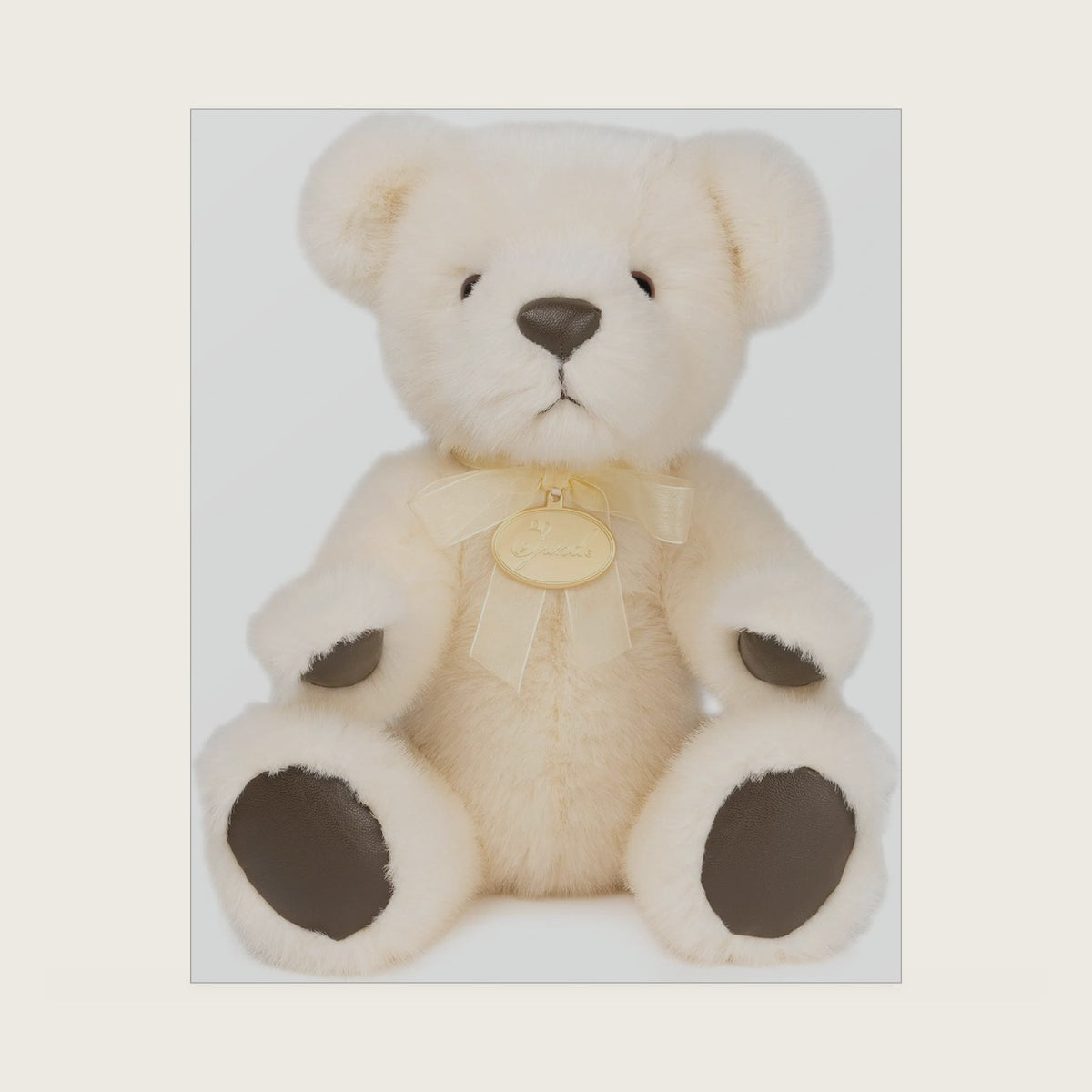 Benedict 125th Anniversary Commemorative Teddy Bear, Special Edition Stuffed Animal for Ages 8 and Up, Champagne, 10.5”