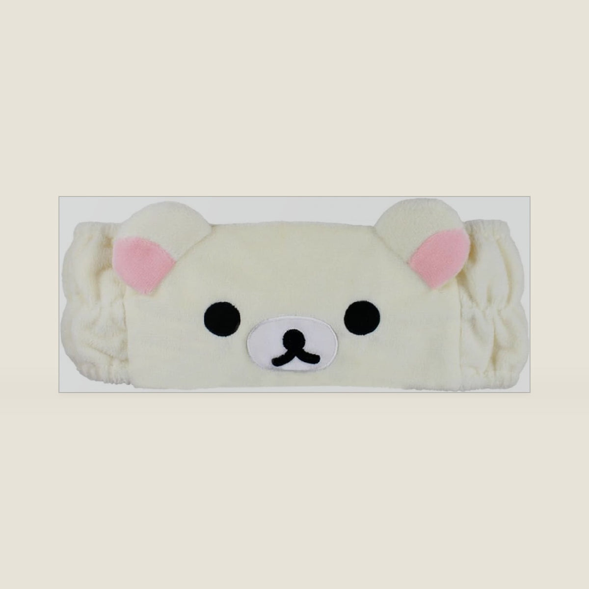 Fluffy Korilakkuma Face Hair Band