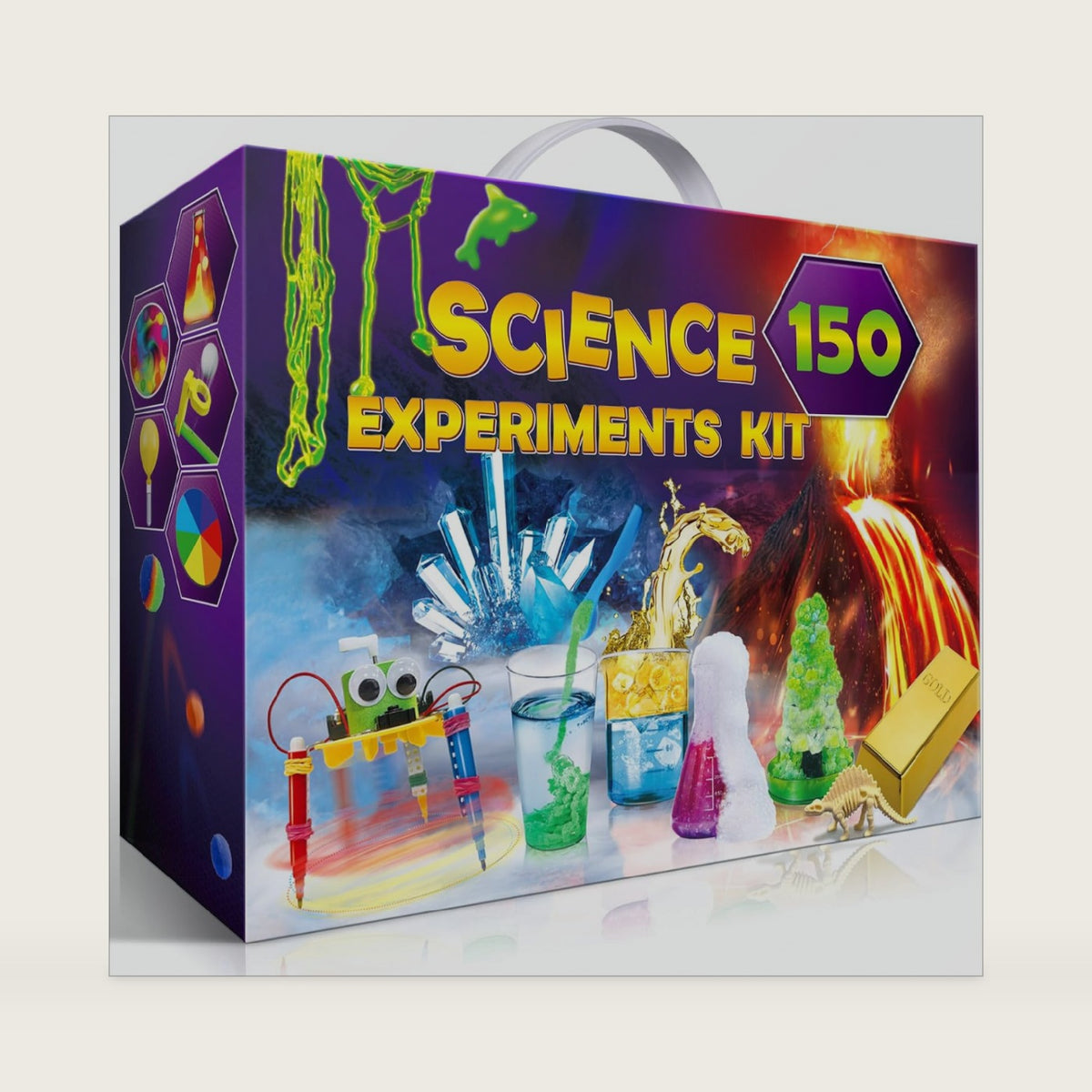 UNGLINGA 150 Experiments Science Kits for Kids Chemistry Lab S.T.E.MToys