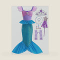 Girls Mermaid Costume Kids Sequins Dress