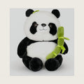 Panda Plush Toy - 9'' Cute Panda Bear with Bamboo for Kids