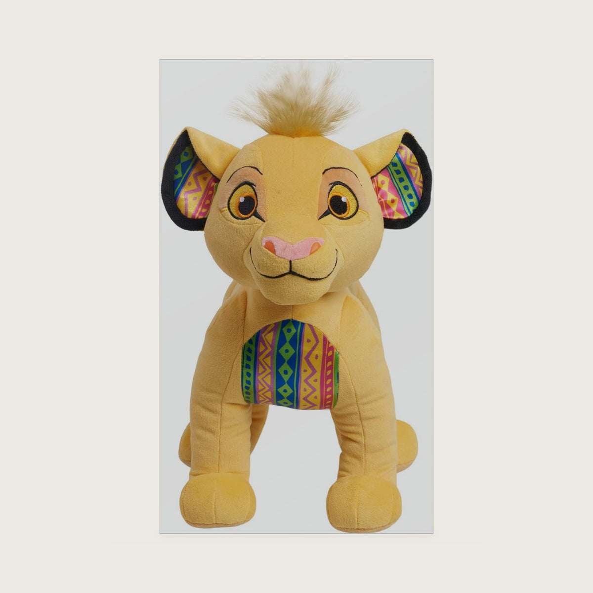 The Lion King 30th Anniversary Simba Large Plush Stuffed Animal, 12-inch Plushie, Lion, Kids Toys for Ages 2 Up by Just Play