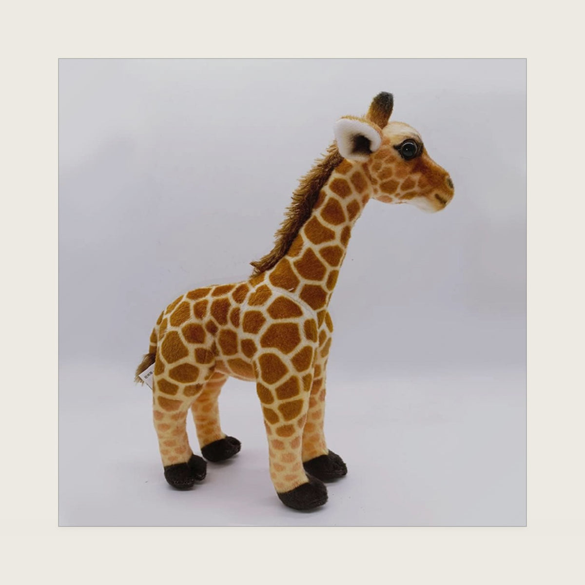 GracesDawn Brown Giraffe Doll, Large Stuffed Animal Giraffe, Suitable for Jungle Theme, Decoration, Hug, Ideal Gift for Children 12.5 inches high