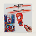 World Tech Toys Spider-Man Infrared Flight UFO Big Head Helicopter | Official Marvel Licensed Product | Infrared Motion Sensor Controlled | for Kids Ages 6-12
