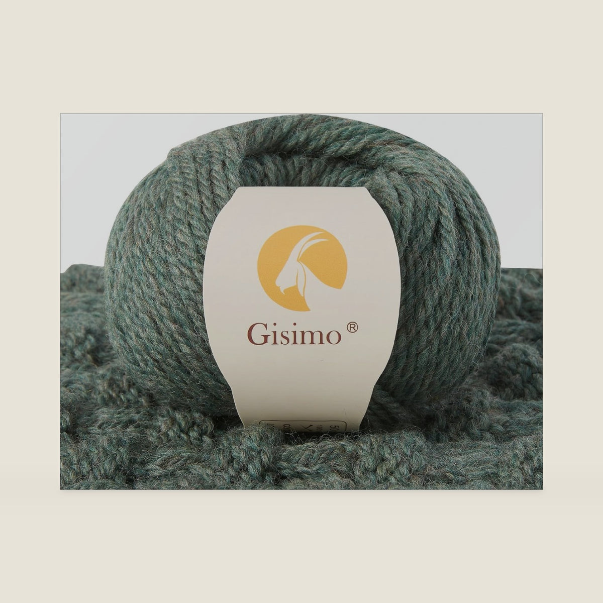 100% Merino Wool Yarn, 3-Ply Luxurious and Soft Yarn for Hand Knitting & Crocheting (Evergreen, 1Ball)