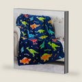 Dinosaur Gifts Toys for Boys Girls - Glow in The Dark Dino Blanket Best Christmas Birthday Valentines Easter Presents for Kids Age 1 2 3 4 5 6 7 8 9 10 Year Old Child Teen Toddler Soft Throw 50"x60"