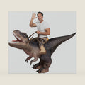 Spooktacular Creations Inflatable Dinosaur Costume Adult, Ride on T.rex Blow up Costume for Halloween Cosplay Themed Parties