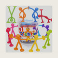 Richtim Kids Humanoid Suction Sensory Toys: 24 Pack Creative Suction Toy No Hole Bath Toy - Sensory Toys for Kids Travel - Calming Down for Boys and Girls