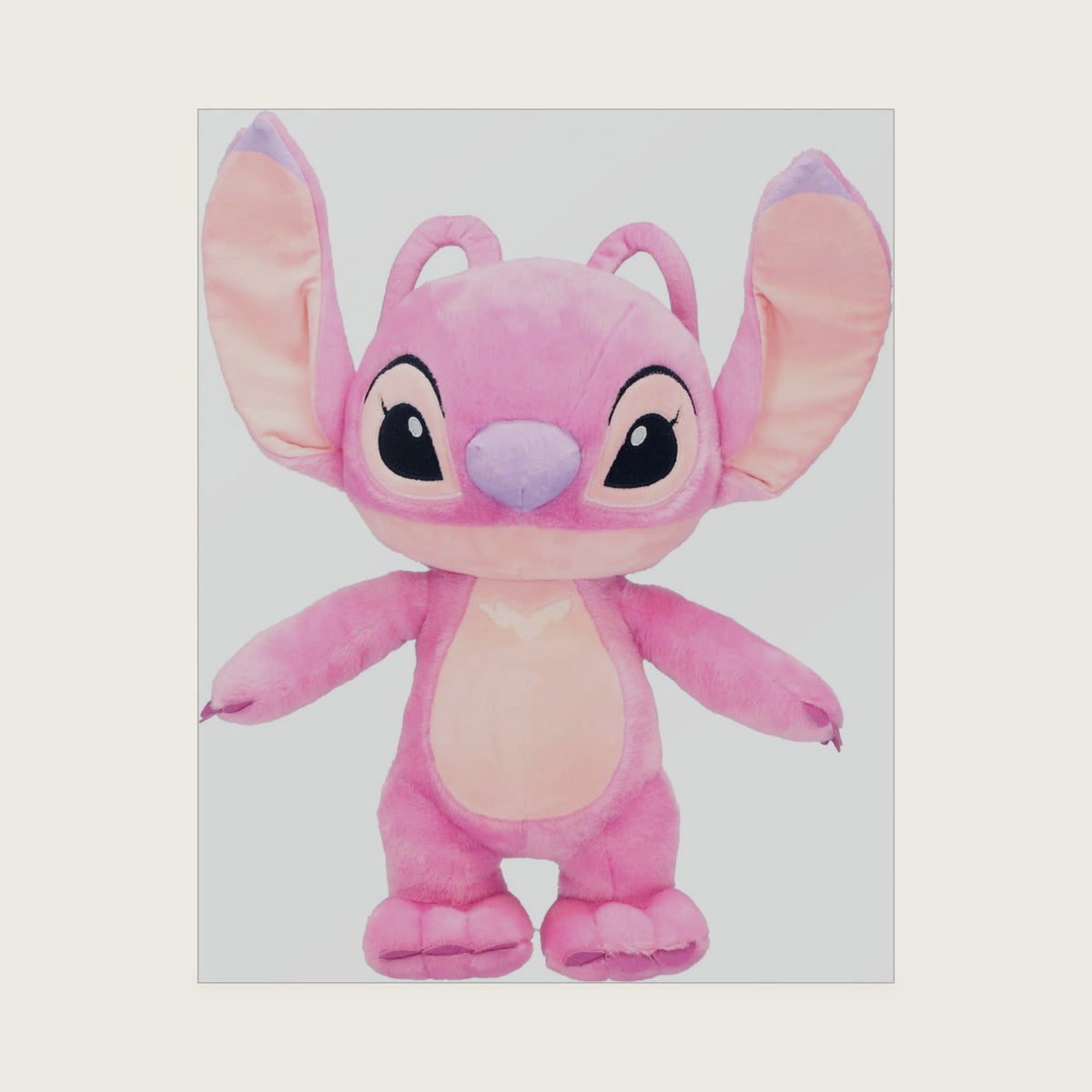 Kids Preferred Baby Lilo & Stitch Angel Soft Huggable Stuffed Animal Cute Plush Toy for Toddler Boys and Girls, Gift for Kids, Pink Angel 15 Inches