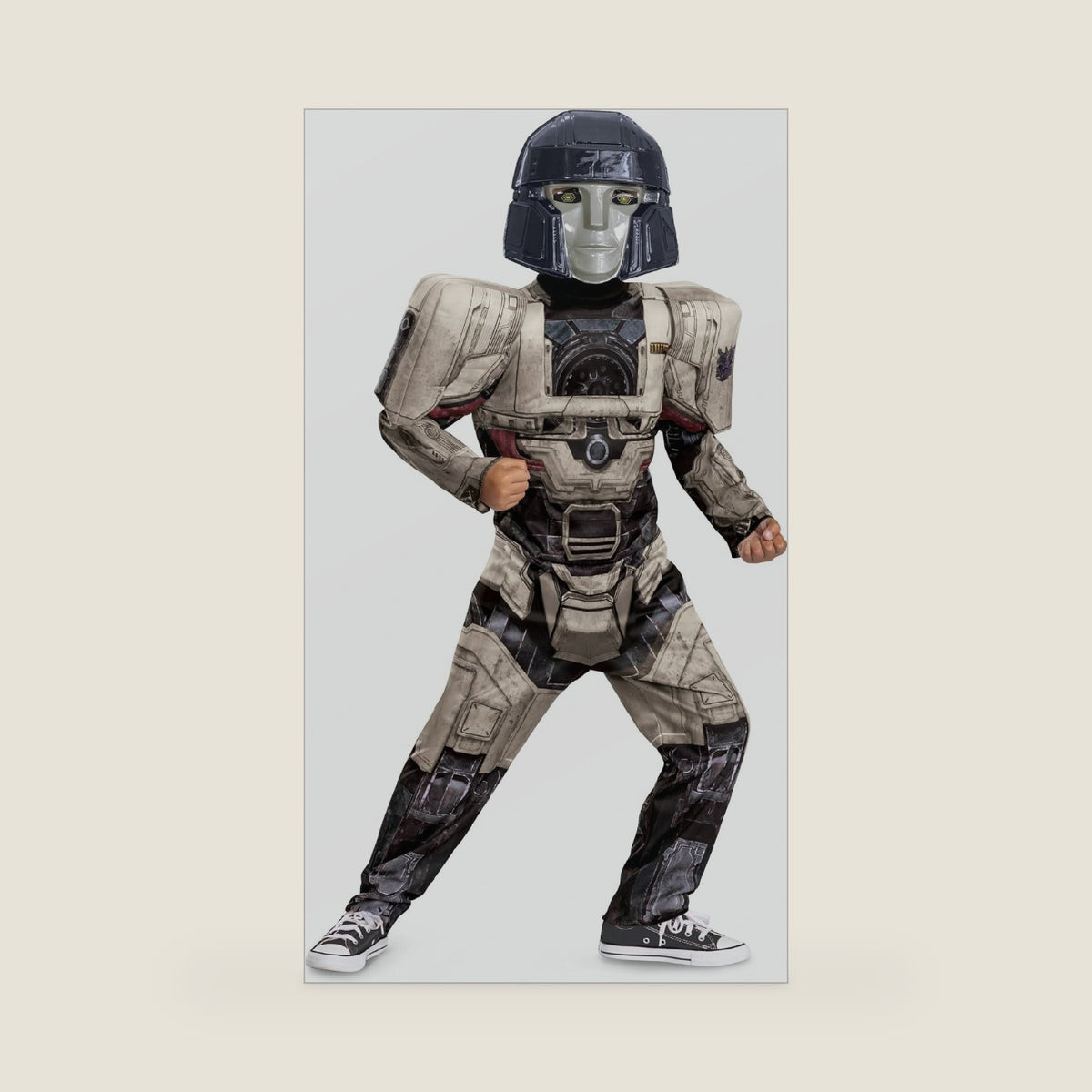 Disguise Megatron Transformers One Costume, Official Transformers Animated Movie Muscle Costume for Kids, Child Size (7-8)